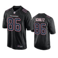 Men’s Houston Texans #86 Dalton Schultz 2024 Black Fashion Game Jersey