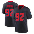 Men’s Houston Texans #92 Dylan Horton Nike Navy Red 2nd Alternate H-Town F.U.S.E. Limited Player Jersey