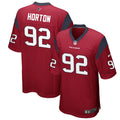 Men’s Houston Texans #92 Dylan Horton Nike Red Alternate Vapor Limited Player Jersey