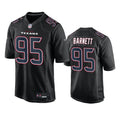 Men’s Houston Texans #95 Derek Barnett 2024 Black Fashion Game Jersey