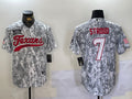 Men’s Houston Texans C.J. Stroud #7 Arctic Camo 2024 Salute to Service Jersey