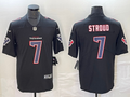 Men’s Houston Texans C.J. Stroud #7 Black Jersey