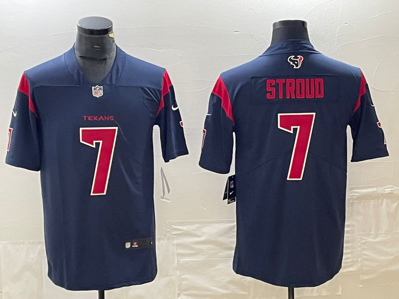 Men’s Houston Texans C.J. Stroud #7 Navy Alternate Jersey