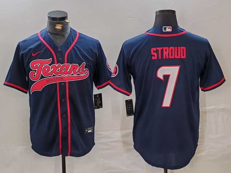 Men’s Houston Texans C.J. Stroud #7 Navy Jersey