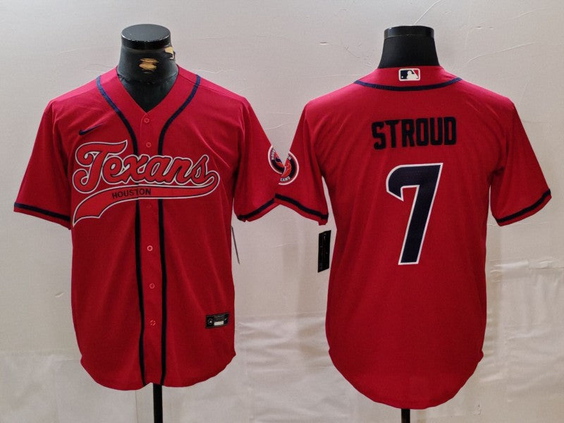 Men’s Houston Texans C.J. Stroud #7 Red Jersey
