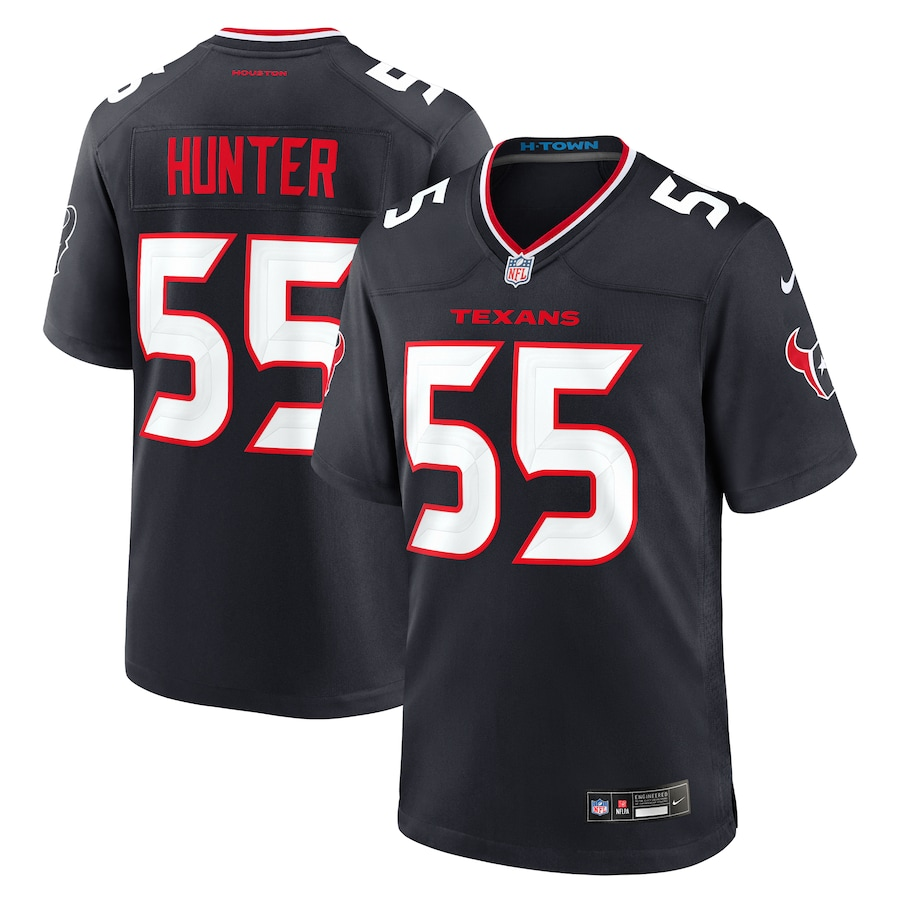 Men’s Houston Texans Danielle Hunter #55 Navy Team Jersey
