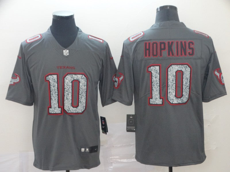 Men’s Houston Texans DeAndre Hopkins #10 Gray Jersey