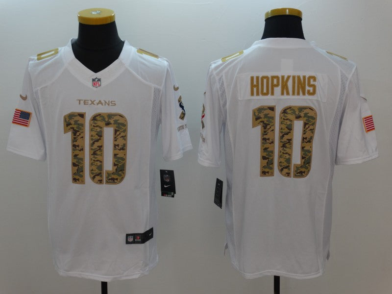 Men’s Houston Texans DeAndre Hopkins #10 White Jersey