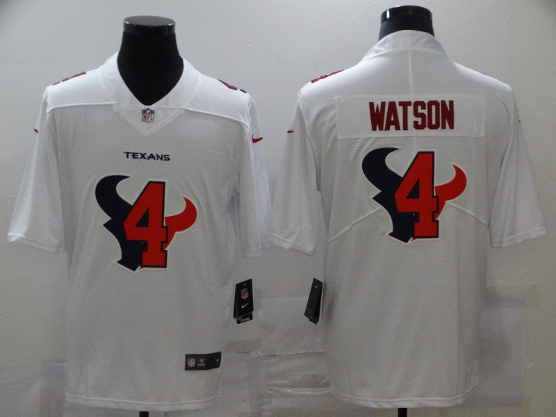 Men’s Houston Texans Deshaun Watson #4 White Jersey