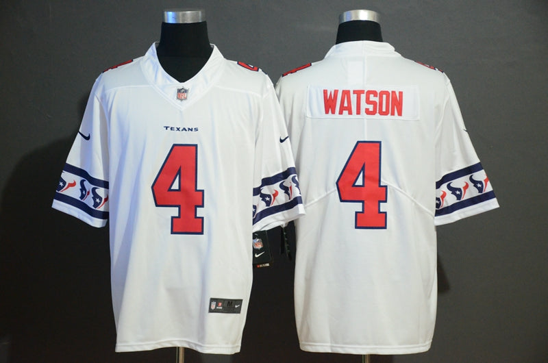 Men’s Houston Texans Deshaun Watson #4 White Jersey