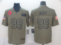 Men’s Houston Texans J.J. Watt #99 Brown Jersey