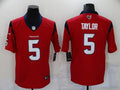 Men’s Houston Texans Tyrod Taylor #5 Red Jersey