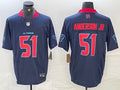 Men’s Houston Texans Will Anderson Jr. #51 Navy 2nd Alternate Jersey