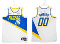 Mens Indiana Pacers #00 Bennedict Mathurin 2025-26 White City Edition Swingman Jersey