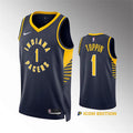 Mens Indiana Pacers #1 Obi Toppin Navy Icon Edition Swingman Jersey