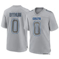 Mens Indianapolis Colts #0 Camryn Bynum Gray Atmosphere Fashion Game Jersey