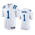 Mens Indianapolis Colts #1 Parris Campbell Nike White Vapor Limited Jersey