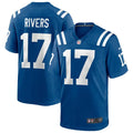 Mens Indianapolis Colts #17 Philip Rivers Nike Royal F.U.S.E.Vapor Limited Player Jersey