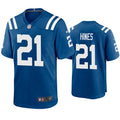 Mens Indianapolis Colts #21 Nyheim Hines Nike Royal Vapor Limited Jersey