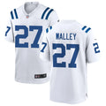 Mens Indianapolis Colts #27 Justin Walley Nike White F.U.S.E.Vapor Limited Player Jersey