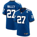 Mens Indianapolis Colts #27 Justin Walley Royal Indiana Nights Alternate Vapor F.U.S.E. Limited Jersey