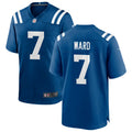 Mens Indianapolis Colts #7 Charvarius Ward Nike Royal F.U.S.E.Vapor Limited Player Jersey