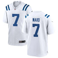 Mens Indianapolis Colts #7 Charvarius Ward Nike White F.U.S.E.Vapor Limited Player Jersey