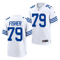Mens Indianapolis Colts #79 Eric Fisher Nike White Alternate Retro Vapor Limited Jersey