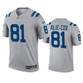 Mens Indianapolis Colts #81 Mo Alie-Cox Nike Gray Inverted Legend Jersey