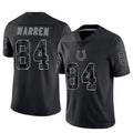 Mens Indianapolis Colts #84 Tyler Warren Black Rflctv Limited Jersey