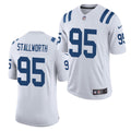 Mens Indianapolis Colts #95 Taylor Stallworth  White Vapor Limited Jersey
