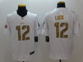 Men’s Indianapolis Colts Andrew Luck #12 White Jersey