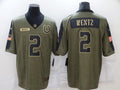Men’s Indianapolis Colts Carson Wentz #2 Brown Jersey
