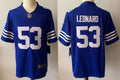 Men’s Indianapolis Colts Darius Leonard #53 Blue Jersey