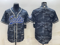 Men’s Indianapolis Colts Grey Camouflage Blank Jersey