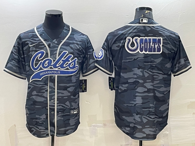 Men’s Indianapolis Colts Grey Camouflage Jersey