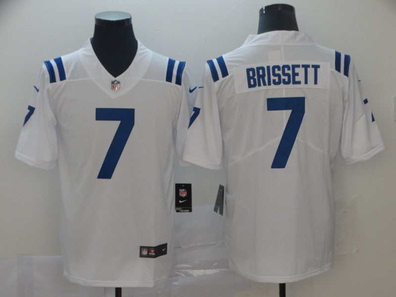 Men’s Indianapolis Colts Jacoby Brissett White Jersey