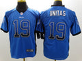 Men’s Indianapolis Colts Johnny Unitas #19 Blue Jersey