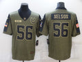 Men’s Indianapolis Colts Quenton Nelson #56 Brown Alternate Jersey