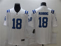 Men’s Indianapolis Colts Retired Player #18 Peyton Manning Nike White NFL Vapor Limited Jersey