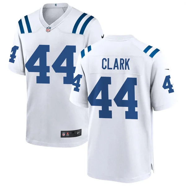 Mens Indianapolis Colts Retired Player #44 Dallas Clark Nike White F.U.S.E.Vapor Limited Player Jersey