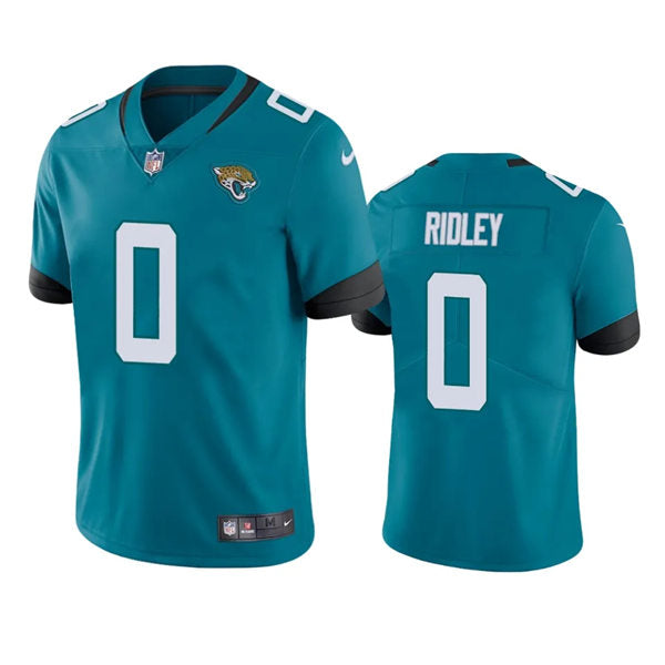 Mens Jacksonville Jaguars #0 Calvin Ridley Nike Teal Alternate Vapor Untouchable Limited Jersey