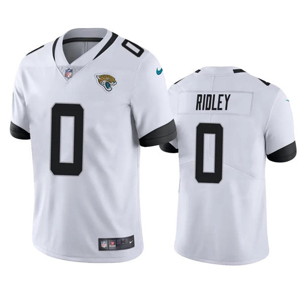 Mens Jacksonville Jaguars #0 Calvin Ridley Nike White Vapor Untouchable Limited Jersey