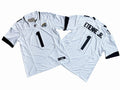 Men’s Jacksonville Jaguars #1 Travis Etienne Jr. Nike White 2023 F.U.S.E. Vapor Limited Jersey