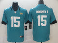 Men’s Jacksonville Jaguars #15 Gardner Minshew II Nike Teal Alternate Vapor Jersey