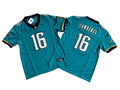 Mens Jacksonville Jaguars #16 Trevor Lawrence Nike Teal Prowler Throwback Vapor F.U.S.E. Limited Jersey Teal