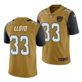 Men’s Jacksonville Jaguars #33 Devin Lloyd Nike Bold Gold Color Rush Limited Jersey