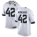 Mens Jacksonville Jaguars #42 Andrew Wingard Nike White Vapor Untouchable Limited Jersey