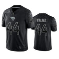 Mens Jacksonville Jaguars #44 Travon Walker Black Reflective Limited Jersey