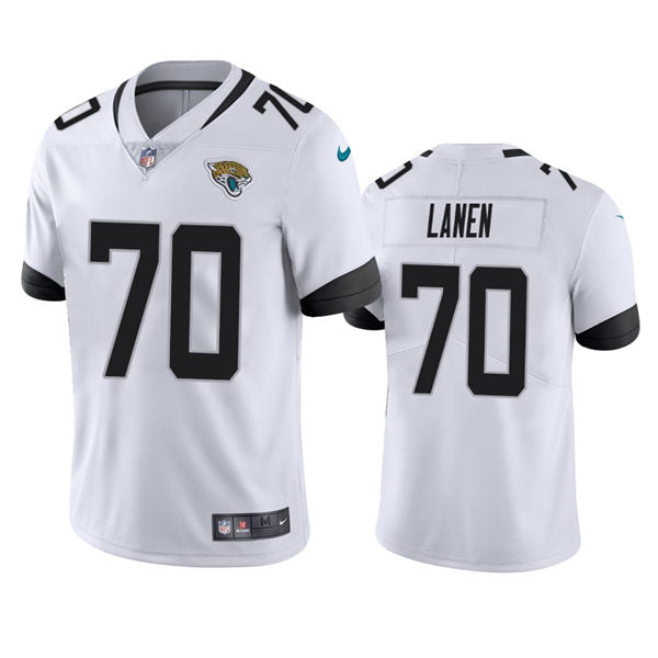 Mens Jacksonville Jaguars #70 Cole Van Lanen Nike White Vapor Untouchable Limited Jersey